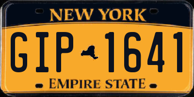NY license plate GIP1641