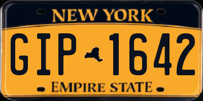 NY license plate GIP1642
