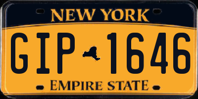 NY license plate GIP1646