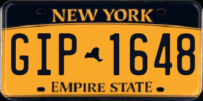 NY license plate GIP1648