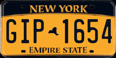 NY license plate GIP1654
