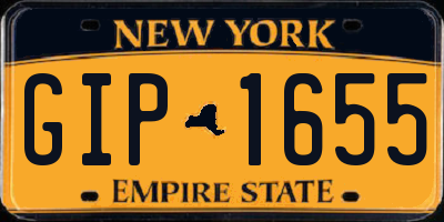 NY license plate GIP1655