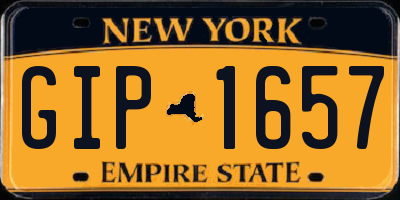 NY license plate GIP1657
