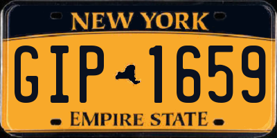 NY license plate GIP1659