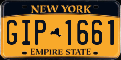 NY license plate GIP1661