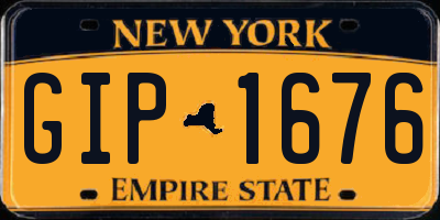 NY license plate GIP1676