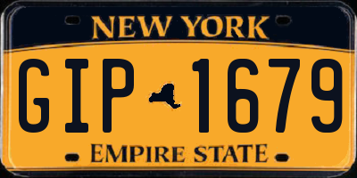 NY license plate GIP1679