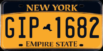 NY license plate GIP1682