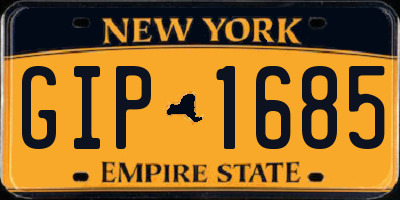 NY license plate GIP1685