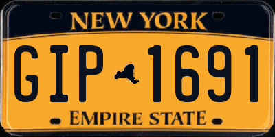 NY license plate GIP1691