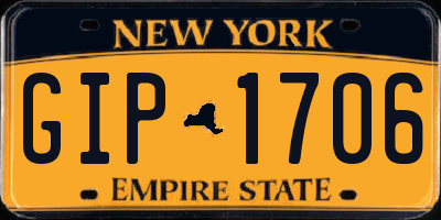 NY license plate GIP1706