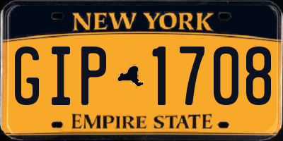 NY license plate GIP1708