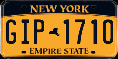 NY license plate GIP1710