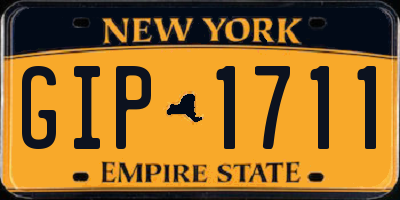 NY license plate GIP1711