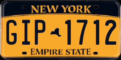 NY license plate GIP1712