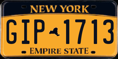 NY license plate GIP1713