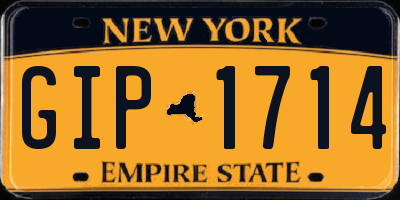 NY license plate GIP1714