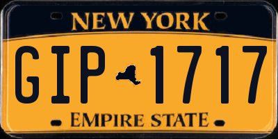 NY license plate GIP1717