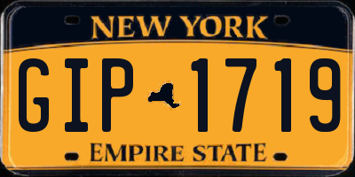 NY license plate GIP1719