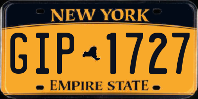 NY license plate GIP1727