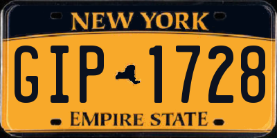 NY license plate GIP1728