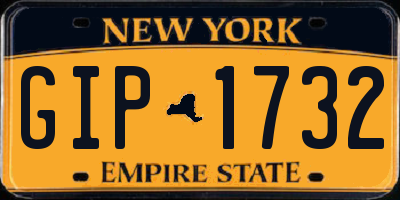 NY license plate GIP1732