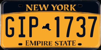 NY license plate GIP1737