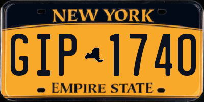 NY license plate GIP1740