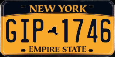 NY license plate GIP1746