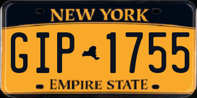 NY license plate GIP1755