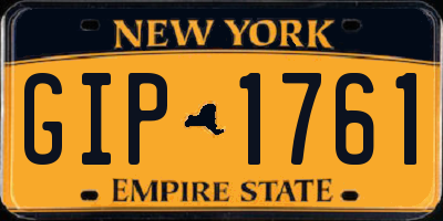 NY license plate GIP1761