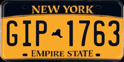 NY license plate GIP1763