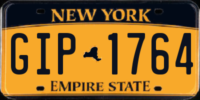 NY license plate GIP1764
