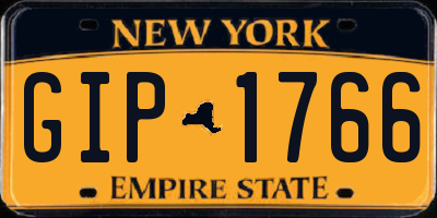 NY license plate GIP1766