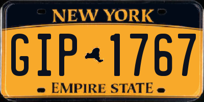 NY license plate GIP1767