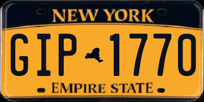 NY license plate GIP1770