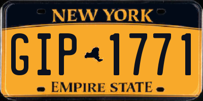 NY license plate GIP1771