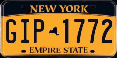 NY license plate GIP1772