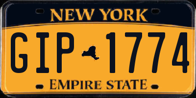 NY license plate GIP1774