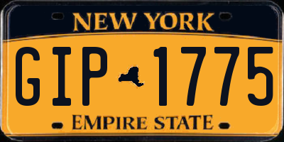 NY license plate GIP1775