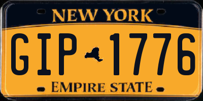 NY license plate GIP1776