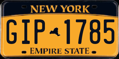 NY license plate GIP1785