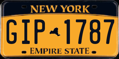 NY license plate GIP1787