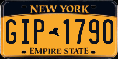 NY license plate GIP1790