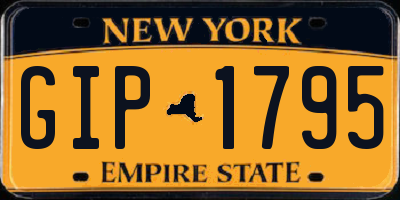 NY license plate GIP1795