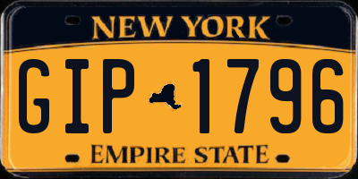 NY license plate GIP1796