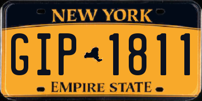 NY license plate GIP1811