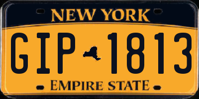 NY license plate GIP1813