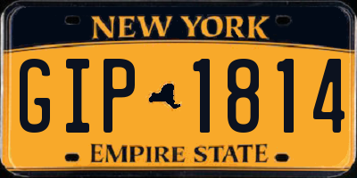 NY license plate GIP1814