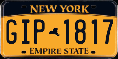 NY license plate GIP1817
